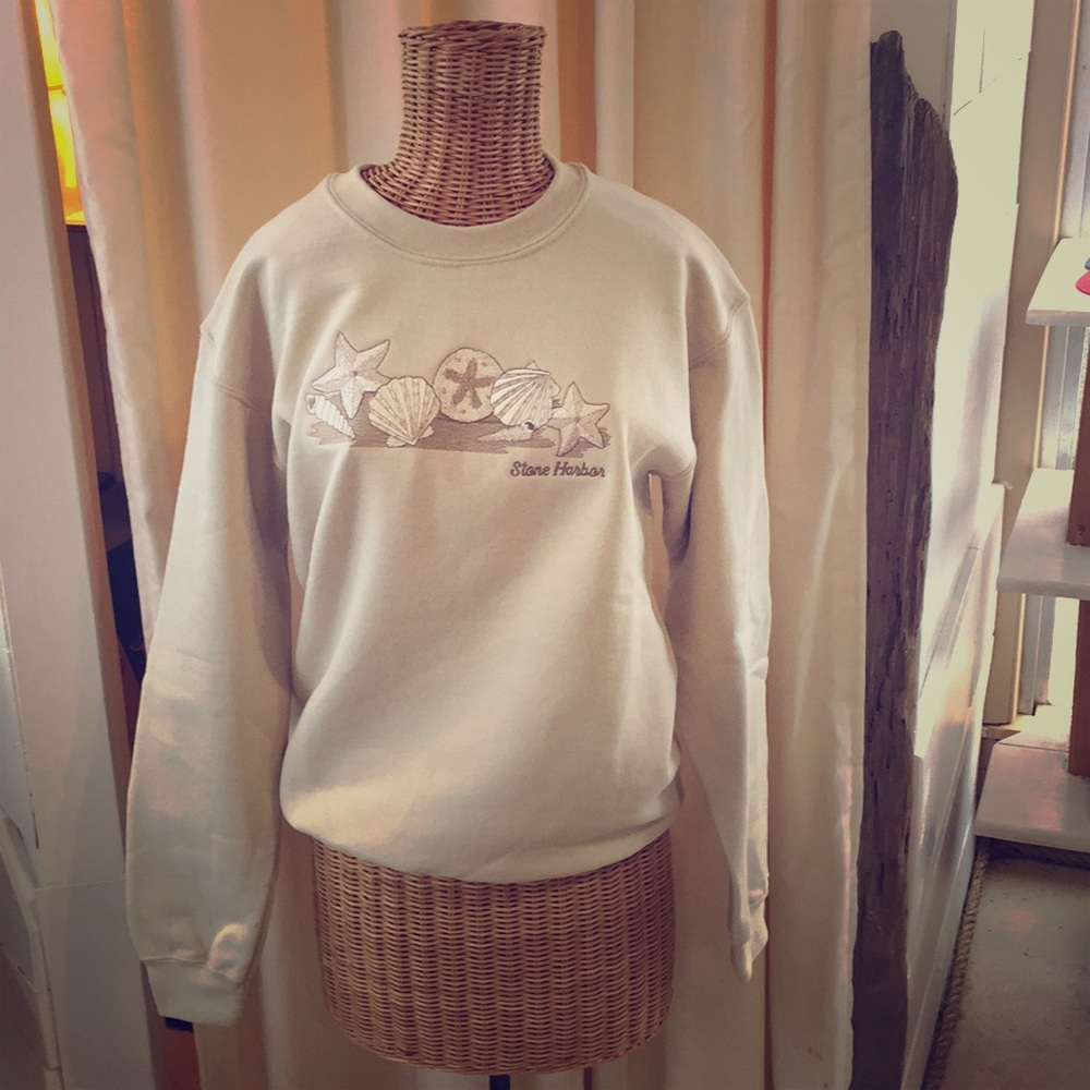 Ladies’ Embroidered Shell Sweatshirt